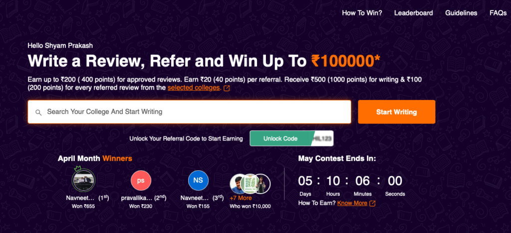 CollegeDunia Review and Earn